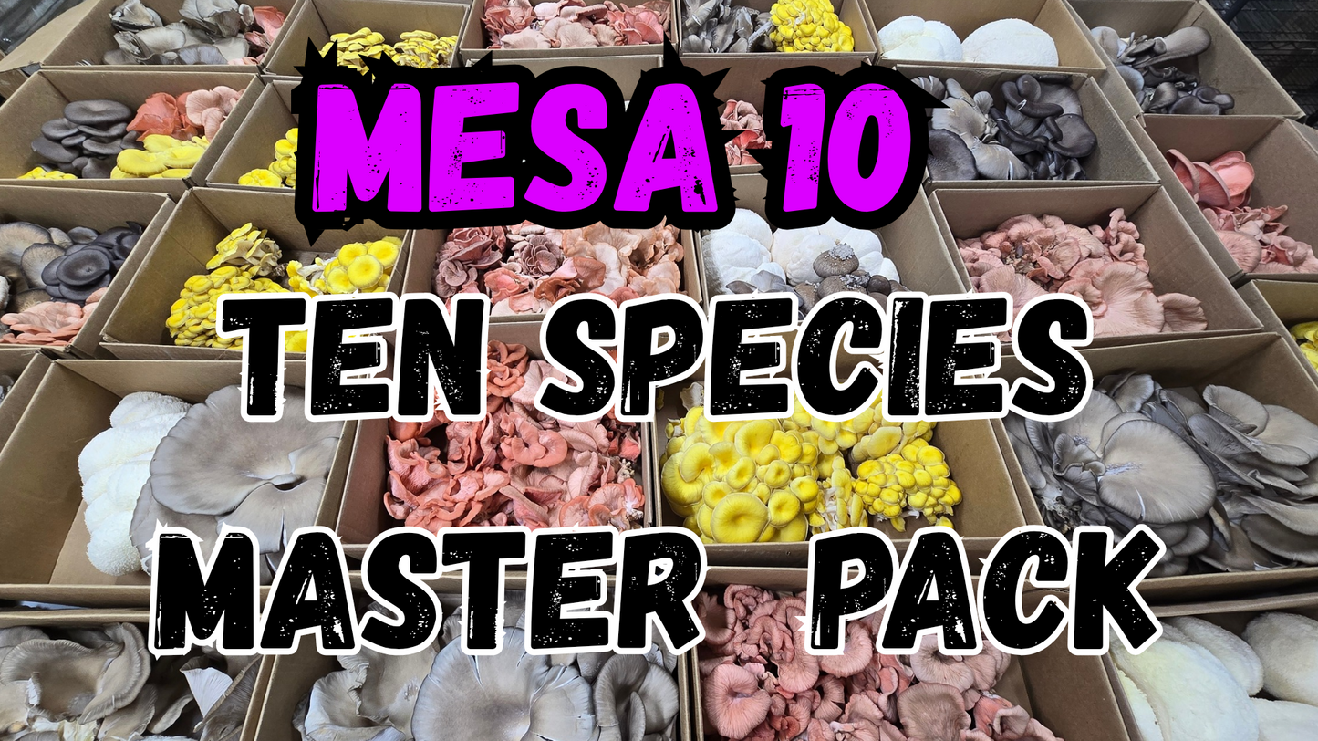 10 Species Liquid Culture Master Pack