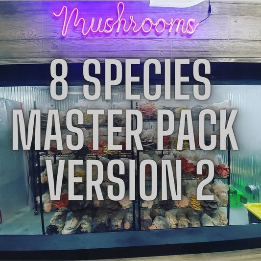 8 Species Liquid Culture Master Pack Version 2 -PRE SALE 20% OFF-